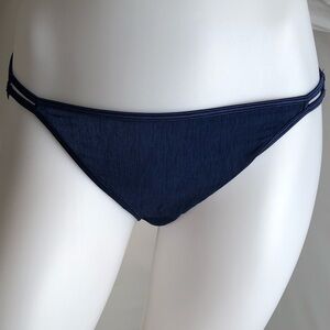 Vanity Fair blue nylon bikini panty XL
